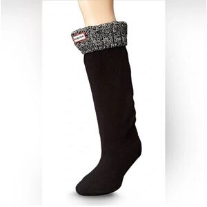 NEW Hunter Boot Socks Original Tall Black/Gray -Size Medium - NEW SEALED IN BOX